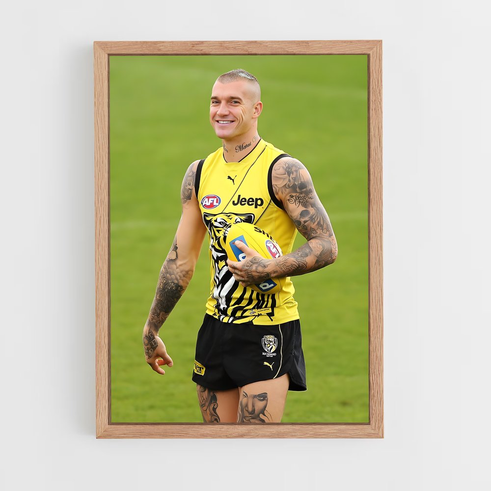 Poster Dustin martin – affiche Football australien (vue 4)